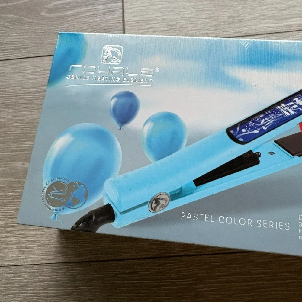 Royale Genius Heating Element Light Blue Cool Tip Platinum Ceramic Straightening